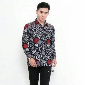 Baju Batik Couple Ayah Dan Anak Laki laki umur 3-10 tahun - Batik Anak Cowok - Kemeja Batik Pria Lengan panjang dan pendek Terbaru Kekinian