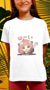 Baju Anak Kaos Anak Perempuan Anime Spxy Family/Atsan anak perempuan anime Spy x family/baju kaos anak anime/kaos Spy x family anya forger terbaru
