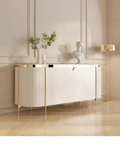 Light luxury Italian minimalist entrance cabinet modern minimalist side cabinet living room decoration storage cabinet entrance hall shoe cabinet