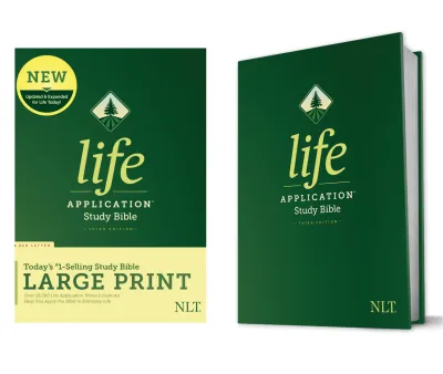 NLT Life Application Study Bible Large Print Hard Bound Third edition Red Letter