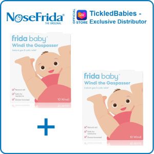 NoseFrida Windi Gas and Colic Reliever for Babies (10 Count) - 2 BOXES  - - -  (nose frida sweden stomach ache relief )