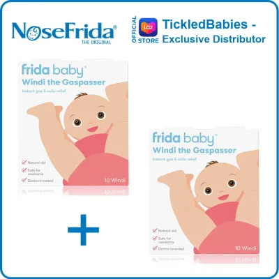 NoseFrida Windi Gas and Colic Reliever for Babies (10 Count) - 2 BOXES - - - (nose frida sweden stomach ache relief )