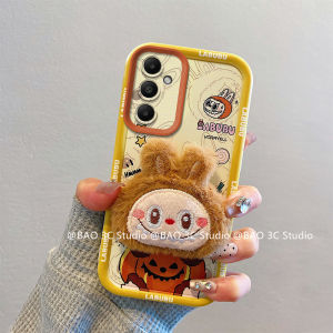 อ่อน เคส Phone Case Samsung Galaxy A56 A36 5G ใหม่ลายการ์ตูนน่ารัก Kuromi Rabble ตุ๊กตายัดนุ่น3มิติรวมทุกอย่างกันกระแทก2025สายคล้องแบบมี เคสโทรศัพท์ Cover
