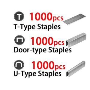 3in1 Gun Tacker Heavy Duty Staple Gun Metal Stapler Gun Industrial Staple Gun Three-purpose Nail Staple Gun manual staple gun Furniture Construction Upholstery Stapler with 600 PCS Nails