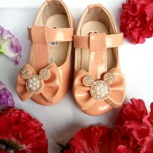 FATHARANI Sepatu Pesta Anak Perempuan Balita Elegan Pita Lucu Usia 1-2-3 Tahun