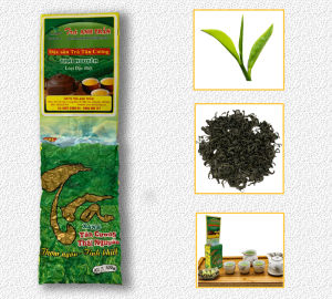 Túi + 500 g Chè búp Tân Cương Thái Nguyên đặc sản (Trà móc câu)-Trà Anh Trần