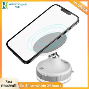 【HFM】 Car Magnetic Phone Holder Adjustable Magnetic Suction Phone Mount Vacuum Magnetic Car Phone Mount for Phone 4-6Inch