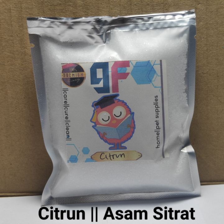 Citrun food grade ekonomis 100gr serbuk pembersih serbaguna