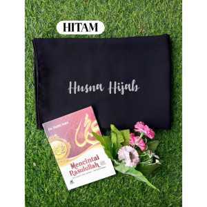 [HUSNA HIJAB] Kerudung Segi Empat Wolfis 150cm / KERUDUNG POLOS / Segi Empat Jumbo