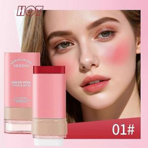 MEIDIAN Cushion Blush Stick Long Lasting Waterproof Smudgeproof for Daily and Event Looks Perfect Holiday Gift