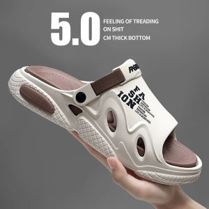 Mens Slippers Fashion Summer Beach Sports Non-slip EVA Soft Soled Sandals For Outdoor Wear