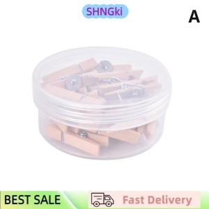 SHNGki 20Pcs Box Office & School Stationery Pins Durable Wooden Clip Push Pins Decorative Binder Thumb Tacks For Cork Blackboard