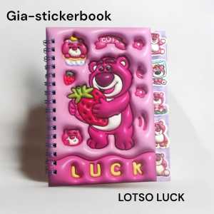 BUKU STIKER SANRIO | BUKU STIKER LOTSO | BINDER BOOK STIKER SANRIO LOTSO | BINDER DIARY | KUROMI | CINAMORROL | MELODY | LOTSO