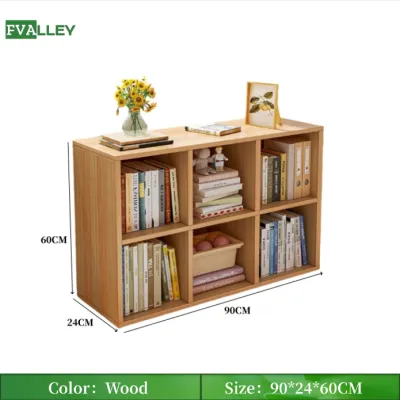 FVALLEY Bookshelf Cube Cabinet Book Display Cabinet Toy Storage Rack Divider Cabinet