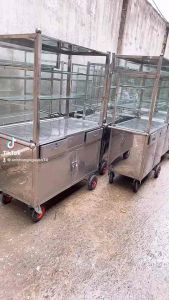 Mẫu tủ bán hàng 1mv30 giá sản xuất thuận tiện cho việc kinh doanh các mặt hàng vỉa hè Cơ Khí Tân Ngọc Châu 0937272899