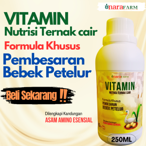 Vitamin  bebek Memperbanyak dan Menguatkan Memperkuat Cangkang Telur BebekVitamin pertumbuhan bebek