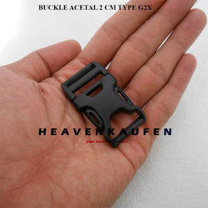 Buckle 2 cm Acetal Hitam Type G2X Harga Per Lusin