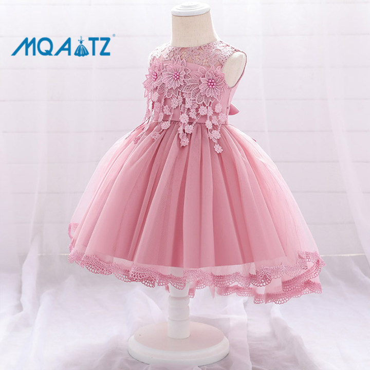 MQATZ Flower Newborn Baby Girl Dress Girl Birthday Clothing Child Ball Gown  Wedding Princess Dresses 3-24 Month T1938XZ Birthday Clothing For Girls  Midi Length Baby Dress - Lazada | Lazada