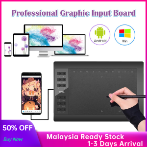 Digital Plate Intelligent Hand-painted Drawing Board Graphics Tablet Drawing Tablet Support For Android Windows 5.0 and aboveUsb Digital Writing Tablet with Pen Digital Drawing Electronic Handwriting Pad Graphics Board 10*6 inch