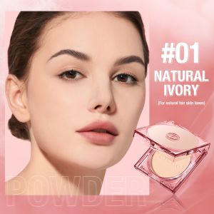 O.TWO.O Face Powder Oil Control Long Lasting 24h Locking Makeup Foundation Matte With Puff