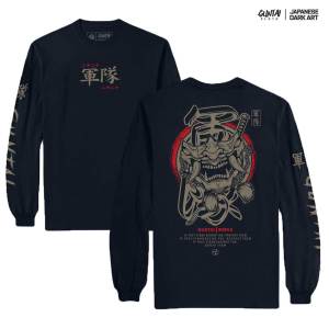 Longsleeve Kaos Distro Jepang Tshirt Pria Branded Japanese Art Guntai Cloth 23
