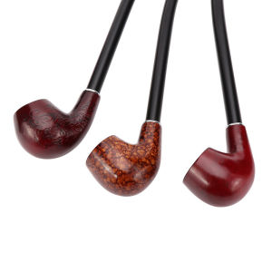 PIPA CANGKLONG POPEYE PANJANG BAHAN KAYU ASLI UNTUK TEMBAKAU VINTAGE LANGKA