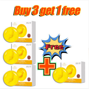 Natural ginseng sabun essential oils handmade mite soap 110g de-mite antibacterial anti-itch face bath shower soap back cleaning acne lasting fragrance anti-acne oil control deeply clarify pores handmade soap Bar