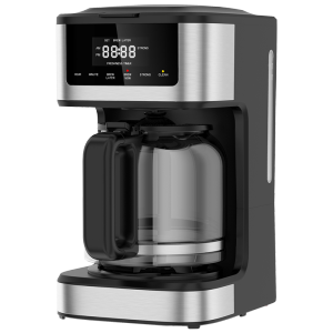 LAHOME Espresso Cold/Hot Drip Coffee Maker Americano Tea Coffee Maker Machine With Regular And Thick Brews Smart Touch Screen Timer Programmable Anti-Drip System Automatic Cleaning Boil-Dry Protection 1800ML Large Capacity Glass Pot 12 Cups Coffee Maker