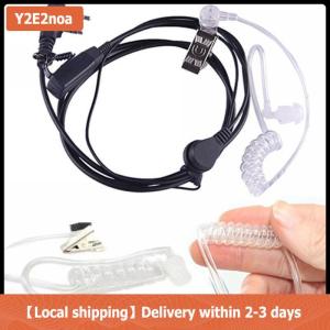 【Local shipping】 FBI Style Headset Earphone Earpiece Mic Security Radio Walkie Talkie Pro 2 Pin
