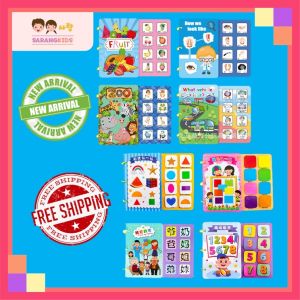 **CLEARANCE** Kids Early Learning DIY Montessori Sticker Matching Quiet Book Busy Book
