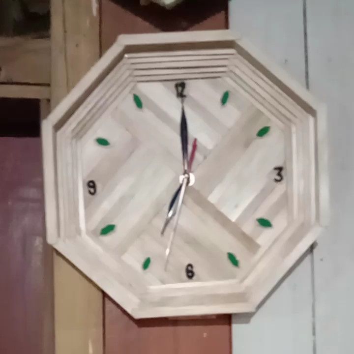 Kerajinan Tangan Dari Stik Es Krim // Jam Dinding // Jam Dinding Dari
