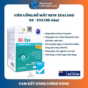 NZ EYE (Hàng nhập khẩu) - Viên uống bổ mắt giảm khô mắt mỏi mắt ngăn ngừa đục thủy tinh thể.