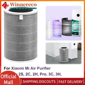 【winnereco】 Replacement Filter with Activated Carbon Air Purifier Filter for Xiaomi Air Purifier 2S 2C 2H Pro 3C 3H