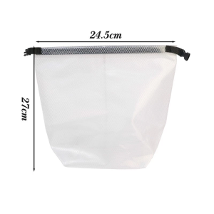 กระเป๋าช้อปปิ้ง กระเป๋าเก็บของแบบพกพาสําหรับเดินทาง กระเป๋าแต่งหน้ากันน้ําแบบหัวเข็มขัด