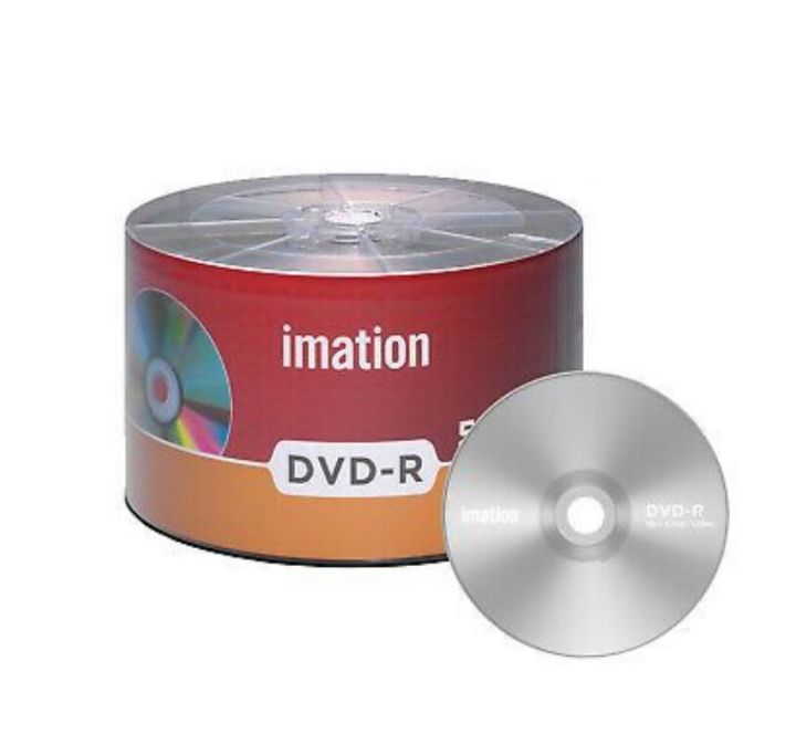 IMATION Blank DVDR DVDR DVD DISC 4.7GB / 120 MIN (50 PCS) Lazada