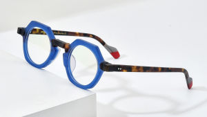 HEPIDEM แว่นตากรอบแว่นทรงกลมใหม่2025สำหรับผู้หญิงกรอบแว่นตาแอซิเตตผู้ชายแฟชั่นแบรนด์ดังดีไซเนอร์เนิร์ดแว่นตาสีด้าน9233