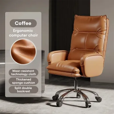 Bona Business Sofa Seat Computer Chair Comfortable Long-Sitting Office Chair Boss Business Sofa
