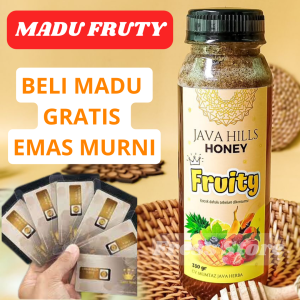 Java hills Honey Madu Fruity Madu Rasa Buah buahan Madu Herbal Nafsu Makan Anak
