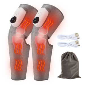 Leg Massager With Heat 3 Massage Modes Adjustable Intensity Air Compression For Thigh & Calf LED Display 15-Min Auto Shutoff Fits Most