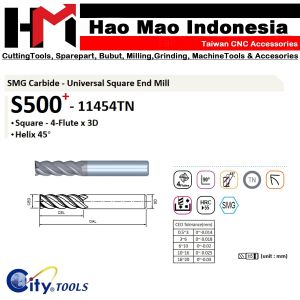 SMG Carbide - Universal Square End Mill S500-11454T Merk City Tools
