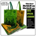 Tas Lebaran Kain Spunbond Goodie Bag Jumbo, Besar / Kecil Edisi Sablon cetak tulisan Idul Fitri 2026 Termurah Ukuran S,M,L & XL 25x35, 30x40x38x45 Box Kotak Untuk Kantong Tile Souvenir Bingkisan belanja Parcel Sembako Tote paper bag Hampers Ramadhan. 