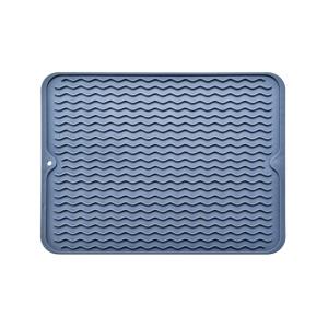 Silicone Dish Drying Mat Table Placemat Kitchen Non-slip Sink Debris Filter Heat Resistant Dish Drainer Mat