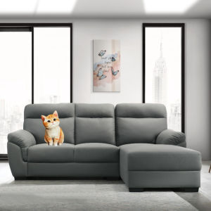 Furniture Direct NEVSKY Pet Friendly Anti Scratch Waterproof Microfiber Fabric Sofa 貓抓布-Grey