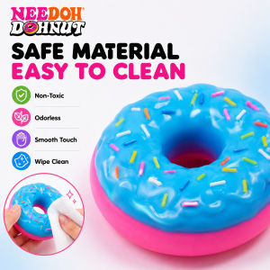 NeeDoh Doughnuts Quickly Rebound Stress Relief Toy Decompression Bouncy Toy