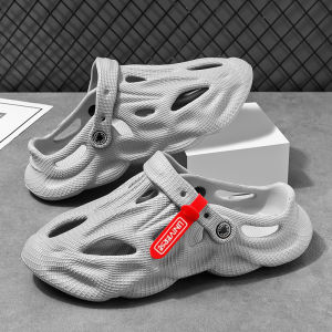 Free Shipping MenS Clogs Trendy Beach Sandals EVA Sandals Outdoor Wear Hollow And Breathable Slip-On Sandals