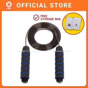 Fitness Skipping Rope Strong Metal Steel Wire Jumping Rope Tali Lompat (Red / Green / Blue / Black) 跳绳