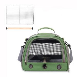 SWEET Breathable Portable Parrot Travel Bag Comfortable Large Capacity Bird Backpack Durable with Tray Parrot Carrier Bag Outdoor Travel
