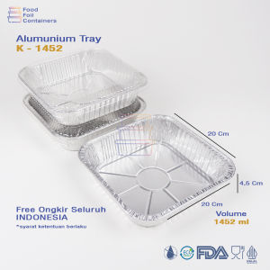 alumunium foil cup K1452 DIMSUM MENTAI ROSTED CHIKEN NASI KEBULI NASI MANDHI