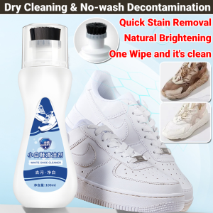 White Shoes Cleaner Stain Remover No Washing Shoe Whitening Cleaner Dry Cleaning & No-wash Decontamination