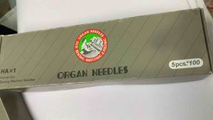 1 gói kim 5 cây kim hiệu Organ của Nhật dùng được cho tất cả các loại máy may gia đình